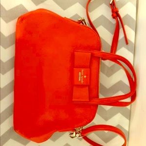 Cherry red Kate spade purse
